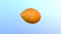 Lemon 01 low poly 3D model
