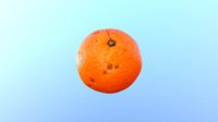 Orange 01 hy poly 3D model