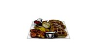classic breakfast Low-poly