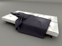 Damier rectangular sofa edra