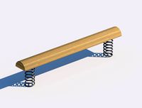 playground bench on springs