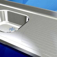 Kitchen Sink with Left Hand Bowl