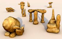 Desert rock cliff collection