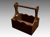 Wood Garden Caddy