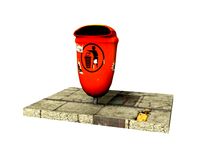 Gernam garbage can
