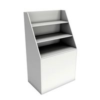 Cardboard retail shelves rack