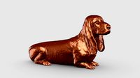 Basset Hound 3D Print Model Pose 09