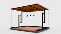 Floating gazebo