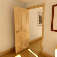 4 Panel Solid Door