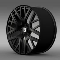 Bentley Continental GT Speed rim 3D Model