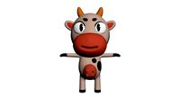Cartoon Cow Character