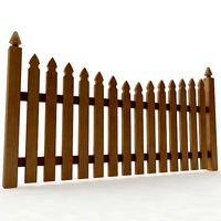 Gothic Spaced Picket Fence