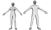 Low-Poly Human Base Mesh
