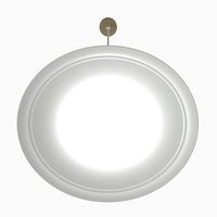 Modern cream wooden lamp