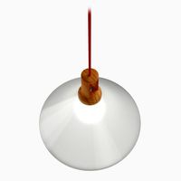 Cone Frosted Glass Lamp (2)