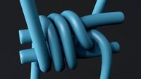 Barbed wire Spline