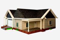 Realistic American House