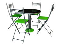 Canteen Chair set with table