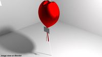 Balloon - love shape