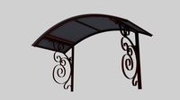 wrought iron canopy 2