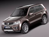 Suzuki Grand Vitara 2013 5door 3D Model