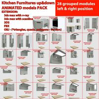 Pack kitchen furnitures pack 1