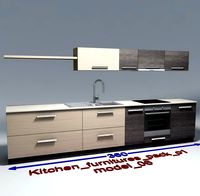 Kitchen furnitures with accesories model 06