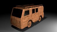 Cardboard Van