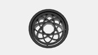 Wheel Atom Cookie Cutter