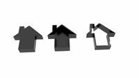 House Chimney Cookie Cutter Mold