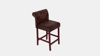 Cosmopolitan Beige Linen Counter Stools