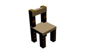 Chair with cubes