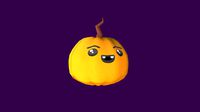 Cartoon Cute Halloween Pumpkin Illustration