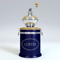 Manual Coffee Blue Grinder