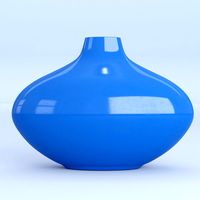 Blue Ceramic Vase