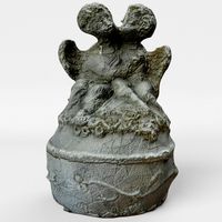 Destroyed Sculpture of Angels