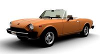 Fiat 124 Spideramerica 1980 INTERIORS VERSION