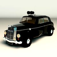 Low Poly Police Car 07