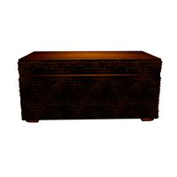 Woven Storage Cocktail Table