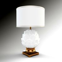 Adan Table Lamp with Drum Shade