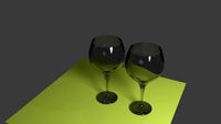 Empty Wine Glass