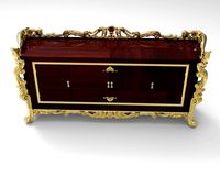 Commode Carved Bureau