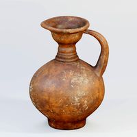 Ancient terracotta water jug