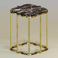 Quatrefoil accent table