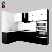 Modern kitchen KUNGSBACKA CHECKER