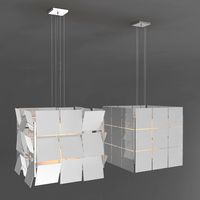 Cubrik Square pendant light by Antoni Arola