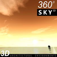 Sky 3D Sunset 051