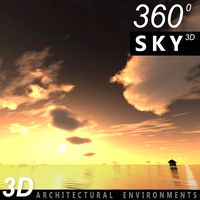 Sky 3D Sunset 041