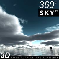 Sky 3D Clouded 010