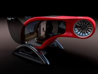 Futuristic helicopter 1